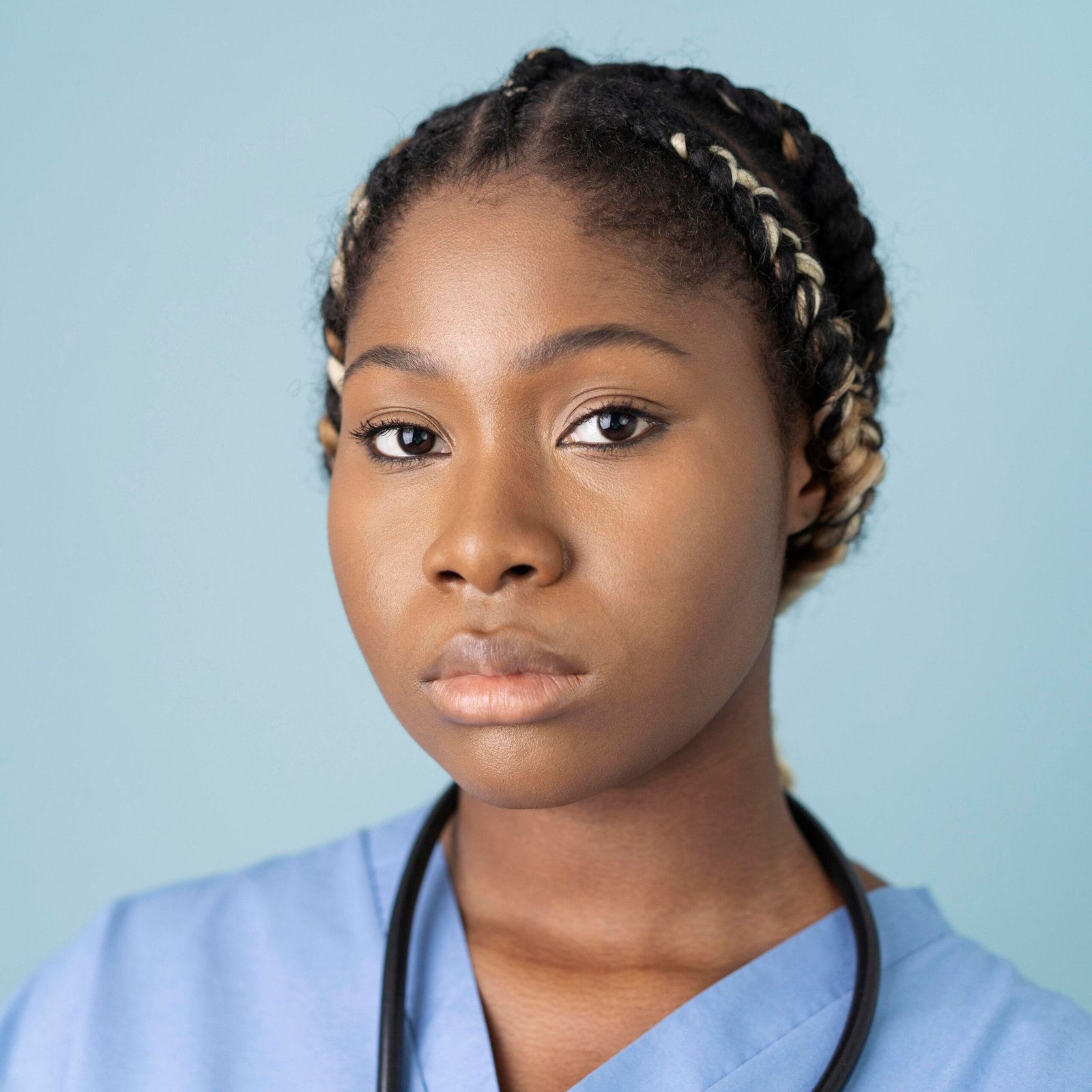 close-up-beautiful-health-worker-portrait